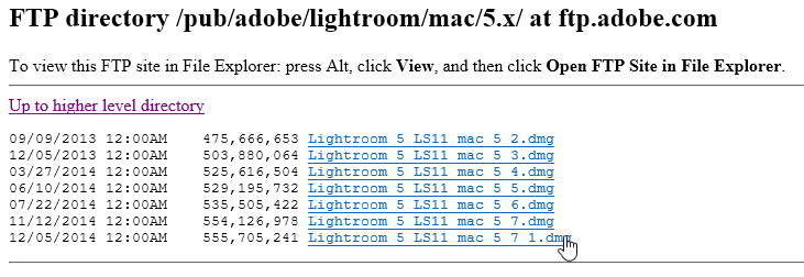 Lightroom 5.7 Download Mac